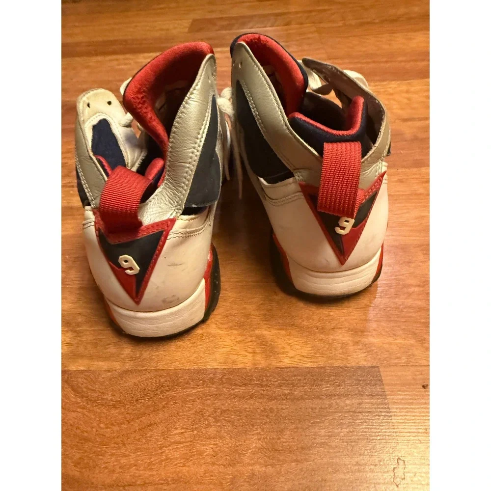 Nike Air Jordan 7 Retro Olympic 2012 Men's Size 9 304775-135 Pre-Owned